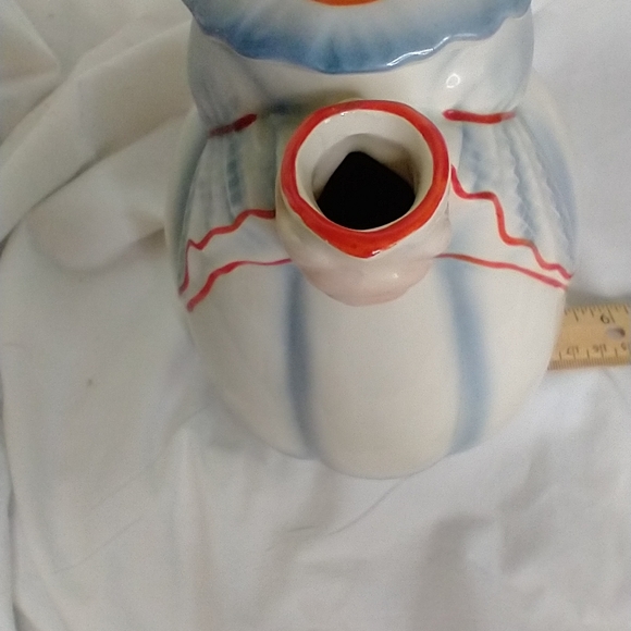 Old E R Erphila Germany lady teapot/pitcher. - Picture 13 of 15